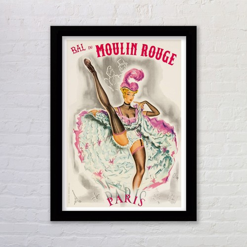 Framed bal moulin rouge - framed,