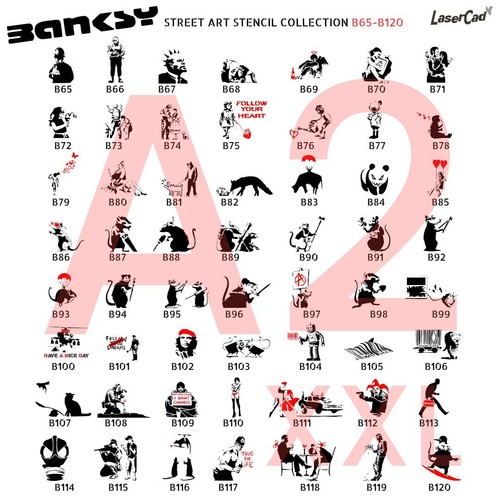 Stencils banksy in - banksy,