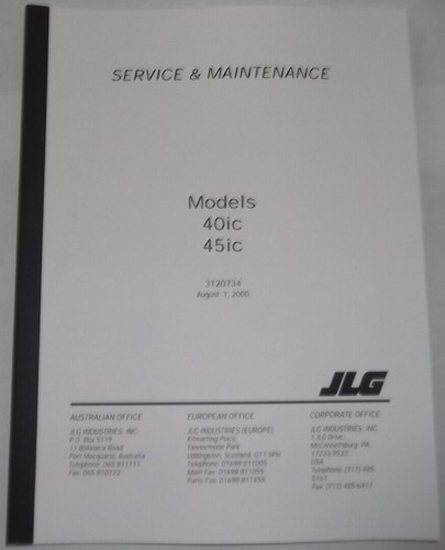 Jlg 40ic 45ic boom - jlg,