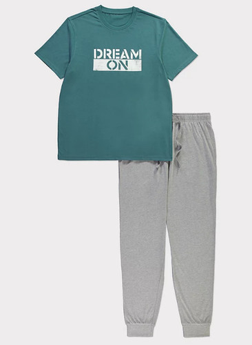 Men dream teal grey - men's, on