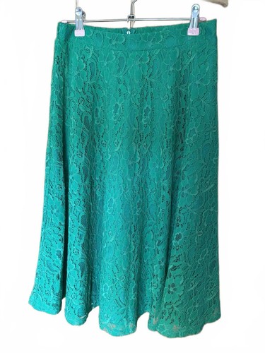 Yumi green lace midi - yumi,
