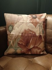 Stylish Vintage Poppy Cushion