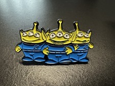 Three Eyed Alien Pin Badge Toy