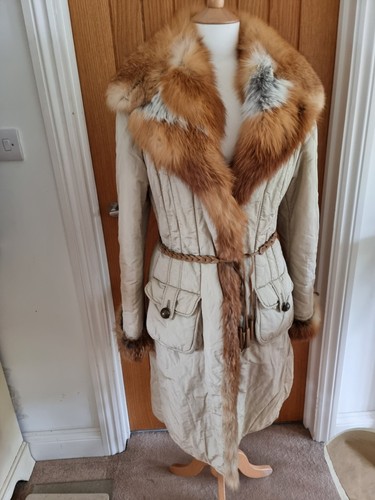 Ladies italian coat with real - italian,