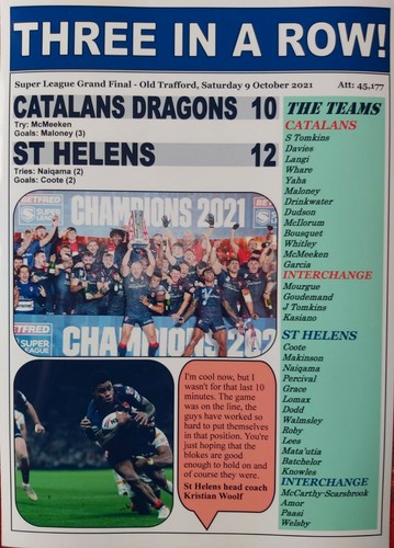 Catalans dragons helens - 10,