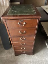 3 Draw Mahogany Antique Style Filing Cabinet