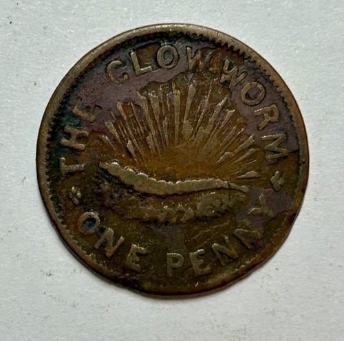 Trade token glow worm - -, glow-worm