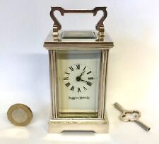 MINIATURE MAPPIN & WEBB LTD Silver Plated Carriage Clock