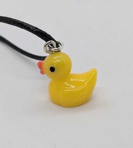 Kids yellow duck charm - yellow,