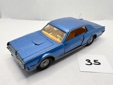 RARE VINTAGE DINKY TOYS 174 FORD MERCURY COUGAR DIECAST MODEL CAR 1969 BLUE VGC