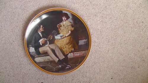 1984 norman rockwell plate - 1984,