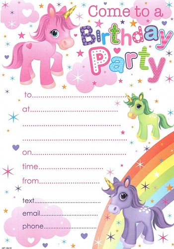 Pack party invitations - pack,