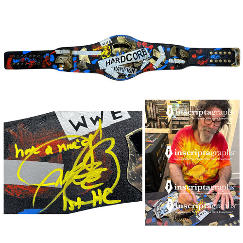 Mankind mick foley autographed - mankind,
