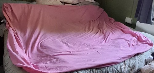 Preloved fitted pink bedsheet - preloved,