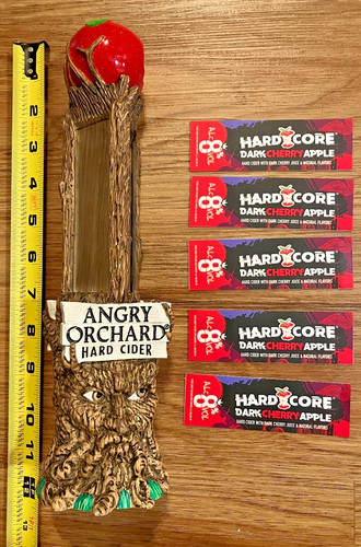 Angry orchard beer tap handle - angry,