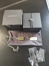 Emprio Armani Mens Dog Tag