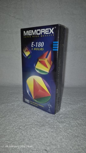 Memorex shq 180 vhs - shq, e-180