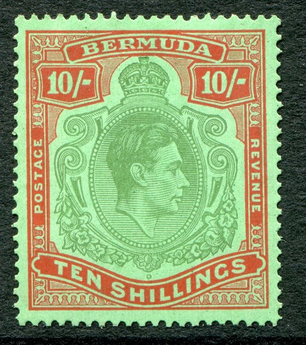 Bermuda 1938 perf 14 - 14, 10s