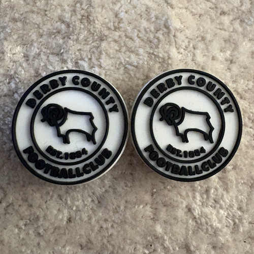 Derby county croc charms - county,