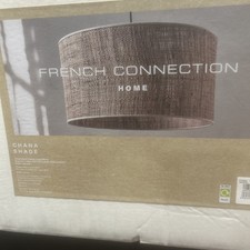 Next French Connection Chana Lamp Shade Grass Weave Natural 30cm X 55cm