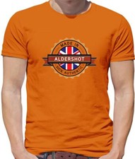 Made In Aldershot - Mens T-Shirt - Town City Village Born Love Live Homewtown
