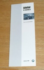 BMW 8 Series Price Guide 1997