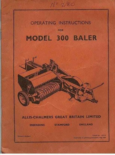 Allis chalmers baler - chalmers, pick
