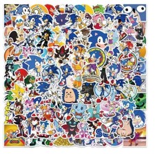25 Sonic Stickers-Birthdays,Party Bags,Comics,Laptop,Skateboard **Buy4get1Free**