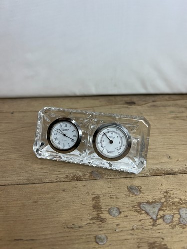 Edinburgh crystal clock - clock, &