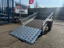 Tilt trailer ramp single - trailer, +