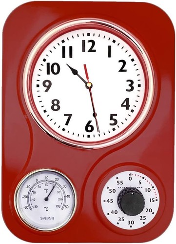 Retro kitchen clock with - retro,