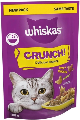 Whiskas crunch cat - treats, 100