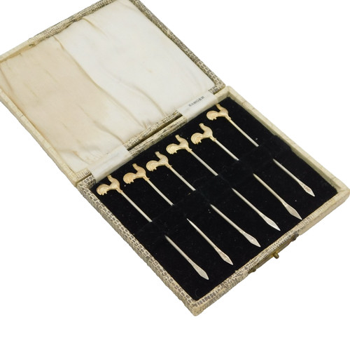 Boxed art deco sterling - boxed,