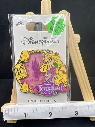 Hkdl disney pin - hkdl, rapunzel