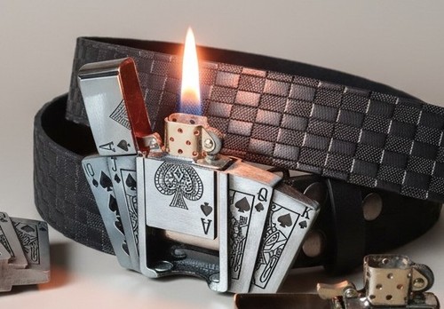 Ace spades lighter belt - ace,