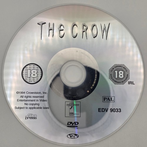 The crow dvd - crow, 1994