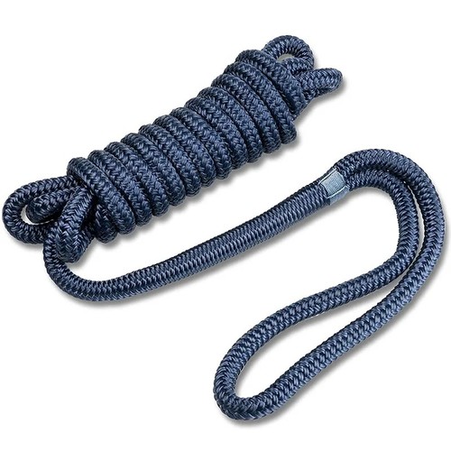 15ft blue boat dock lines - blue,
