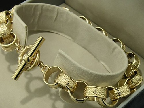 Genuine 9ct solid gold heavy - genuine,