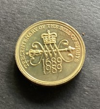 OLD £2 COIN TERCENTENARY OF