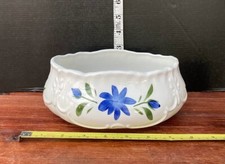 Vintage  Royal Windsor Hand Painted  Floral Art Planter Bowl