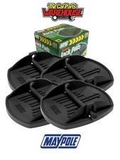Maypole 4 x Universal Caravan Jack Pads Set Wheel Foot Leg Support Stop Leveller