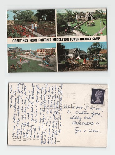 Postcard pontin s middleton - postcard, pontin's