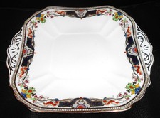 Antique Samuel Radford Radfordian Delphic Pattern Square Shaped Cake Plate