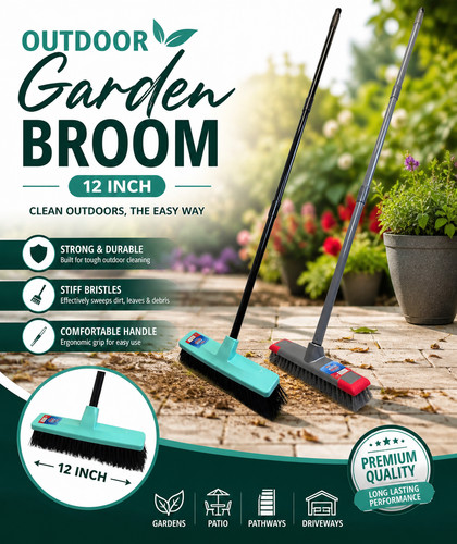 Outdoor broom 1 2m - |, 1.2m