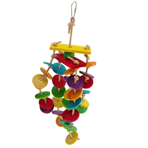 Colorful birds chew toy - chew,