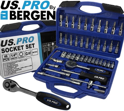 Pro socket set 46pc - us,