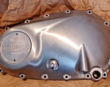 TRIUMPH BONNEVILLE Bobber 1200 Clutch Cover BRUSHED STEEL T120 - ENGINE COVER
