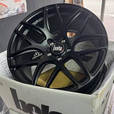 18" Bola B8R Matt Black Deep Concave Alloy wheels 9.5x18 ET25 5x114.3 PCD