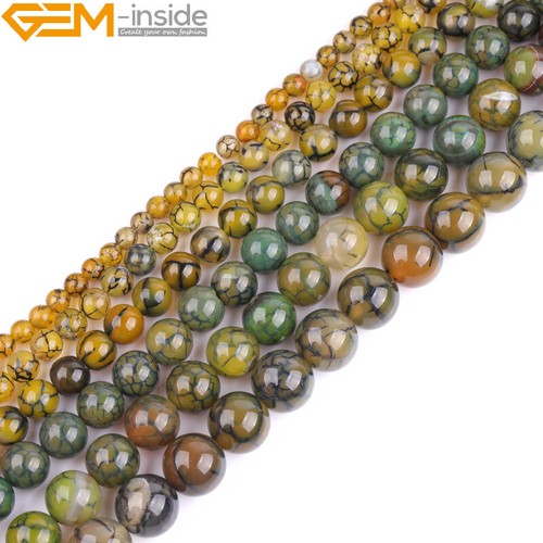 Round dark yellow dragon veins - round,