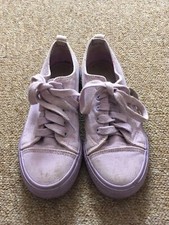 Girls’ Purple Canvas Shoes / Plimsolls From Next – Size 1